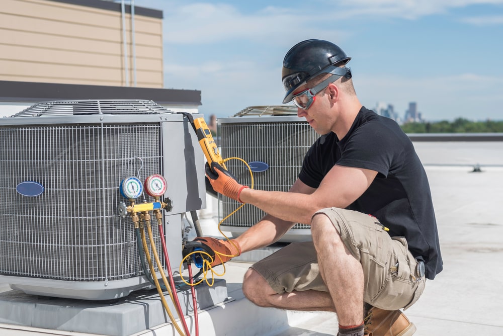 hvac worker