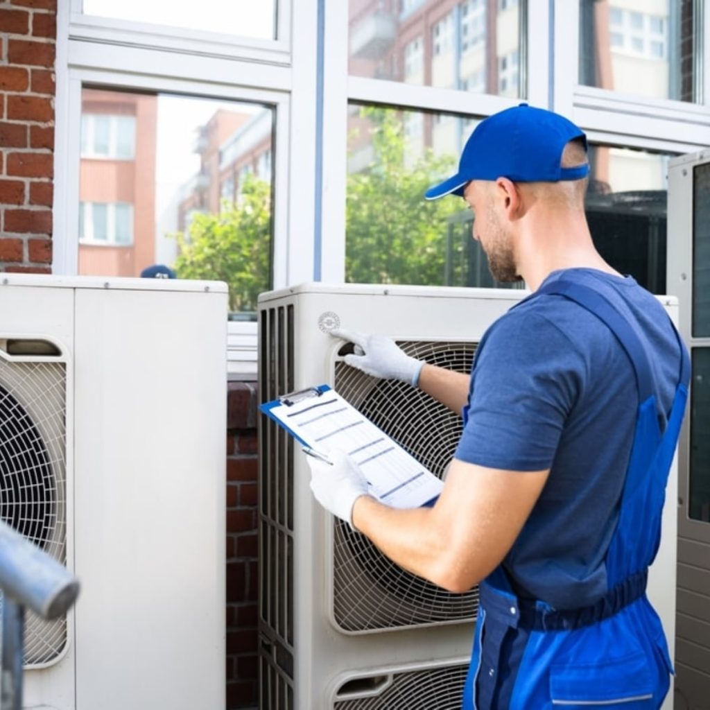 hvac worker