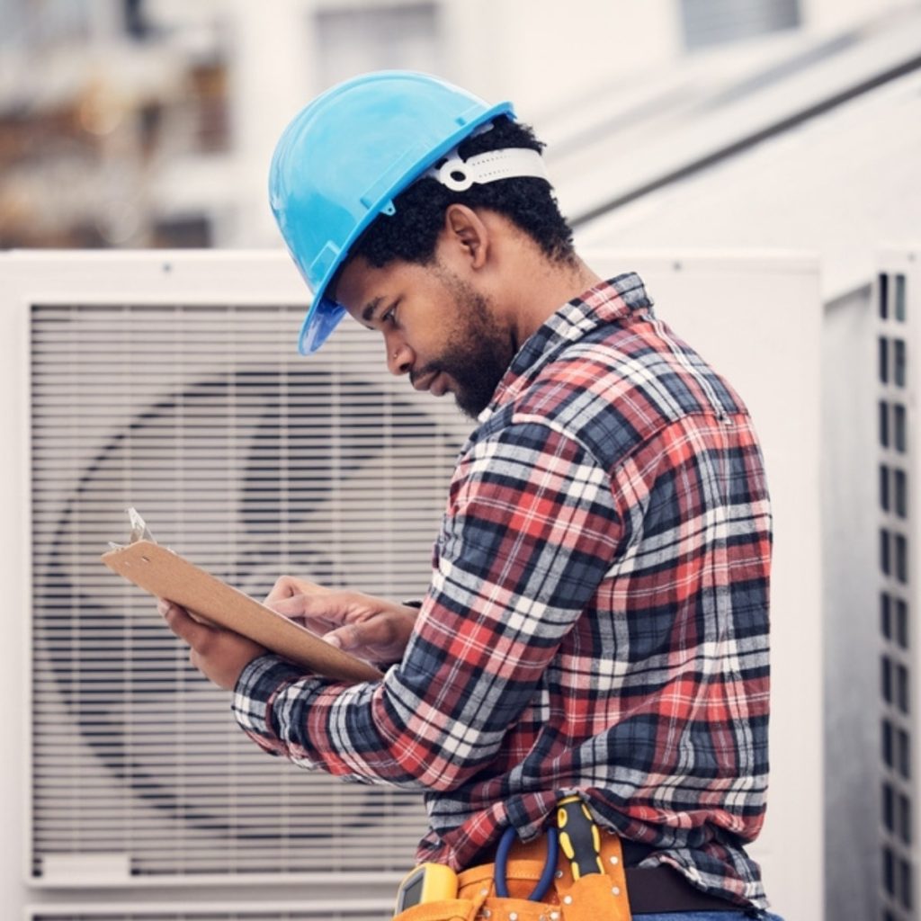 hvac worker